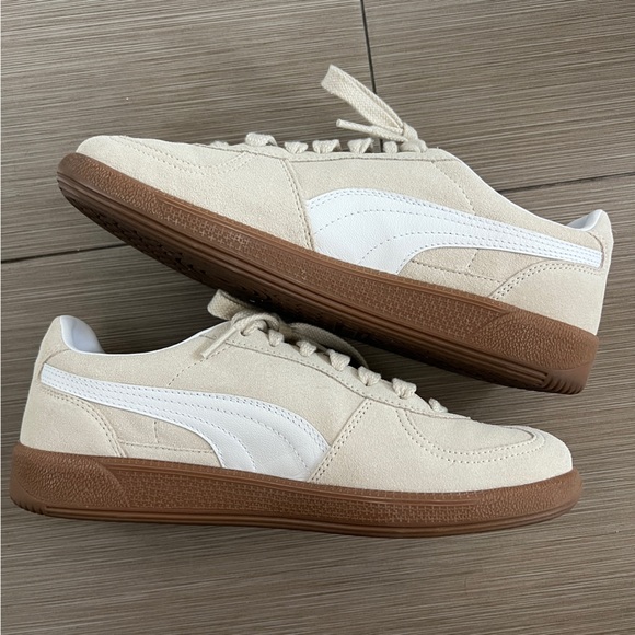 Puma Palermo Sneakers in Cream - Picture 4 of 8